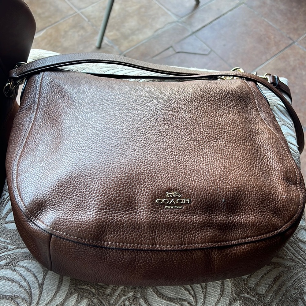 Coach cognac crossbody